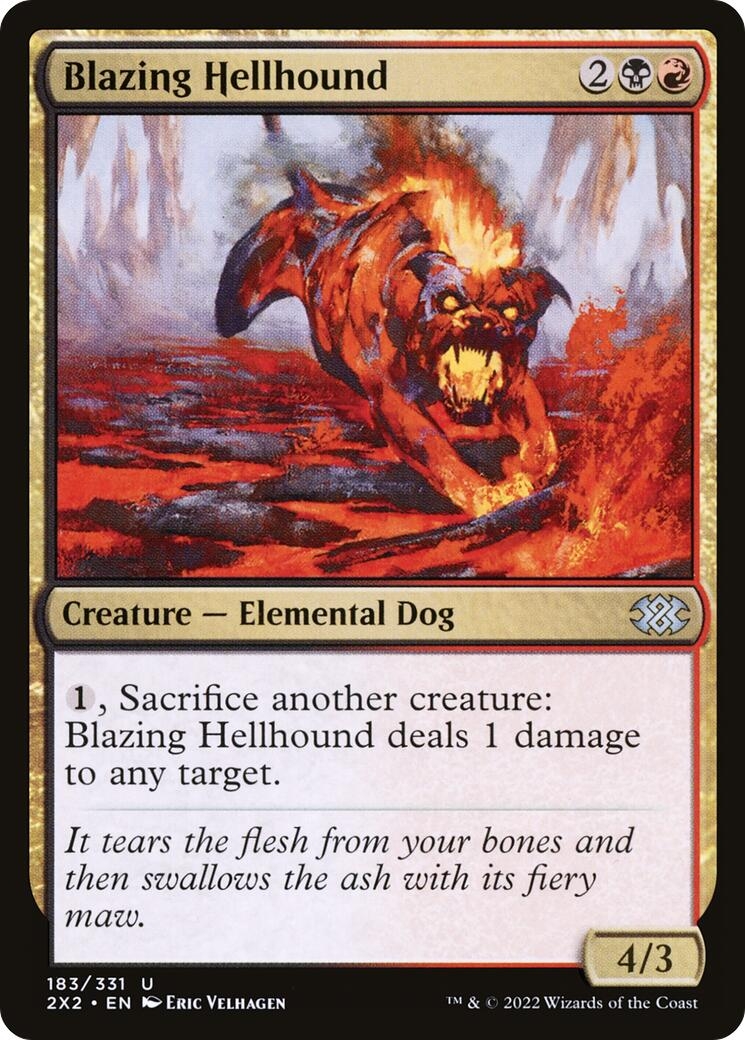 Blazing Hellhound [Double Masters 2022]