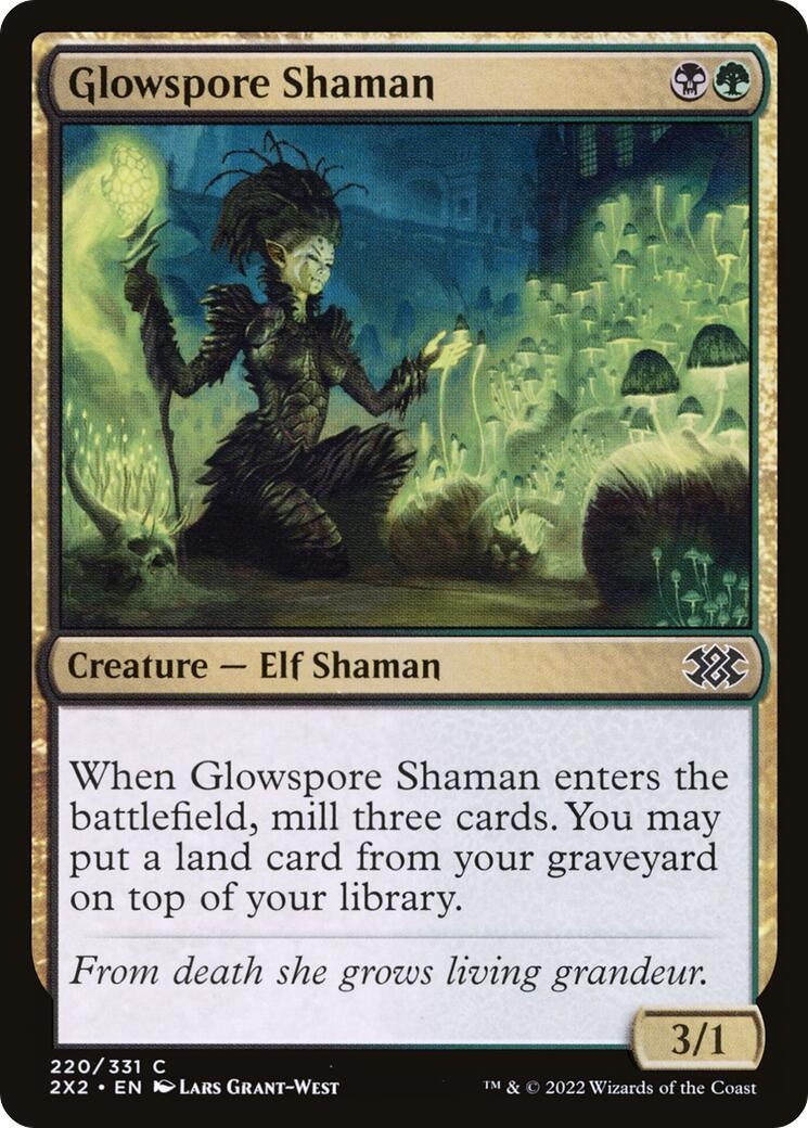 Glowspore Shaman [Double Masters 2022]