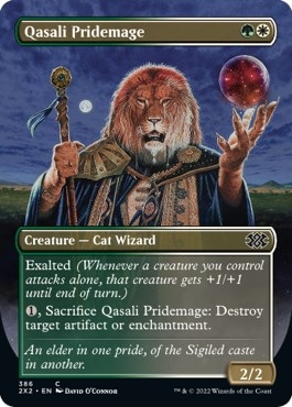 Qasali Pridemage (Borderless Alternate Art) [Double Masters 2022]