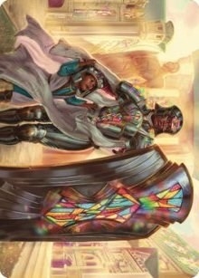 Guardian of New Benalia Art Card [Dominaria United Art Series]