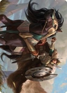 Knight of Dawn's Light Art Card [Dominaria United Art Series]