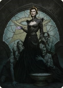 Liliana of the Veil Art Card [Dominaria United Art Series]