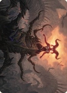 Sheoldred, the Apocalypse Art Card [Dominaria United Art Series]