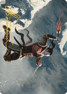 Balduvian Berserker Art Card (Gold-Stamped Signature) [Dominaria United Art Series]