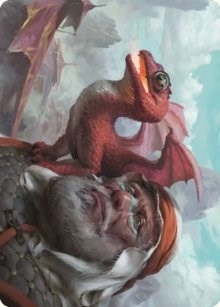 Dragon Whelp Art Card [Dominaria United Art Series]