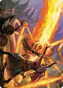 Ghitu Amplifier Art Card [Dominaria United Art Series]