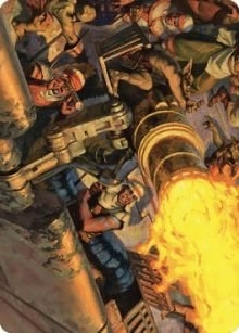 Mana Cannons Art Card [Dominaria United Art Series]