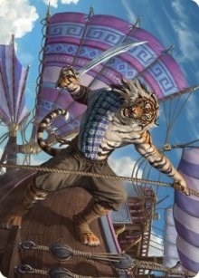 Jedit Ojanen, Mercenary Art Card [Dominaria United Art Series]