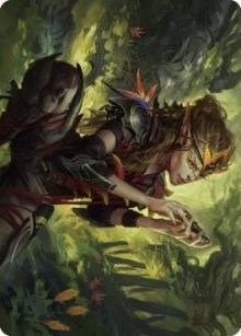 Meria, Scholar of Antiquity Art Card [Dominaria United Art Series]
