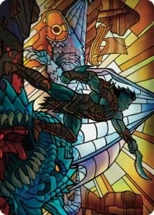 Astor, Bearer of Blades Art Card [Dominaria United Art Series]