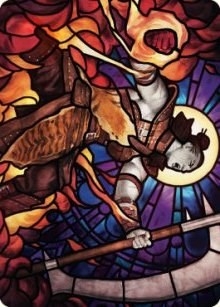 Garna, Bloodfist of Keld Art Card [Dominaria United Art Series]