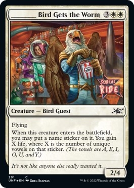 _____ Bird Gets the Worm (Galaxy Foil)