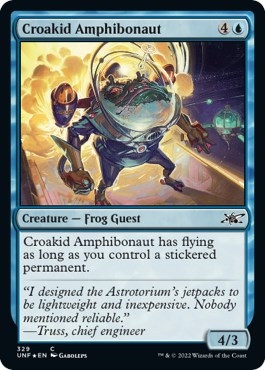 Croakid Amphibonaut (Galaxy Foil)