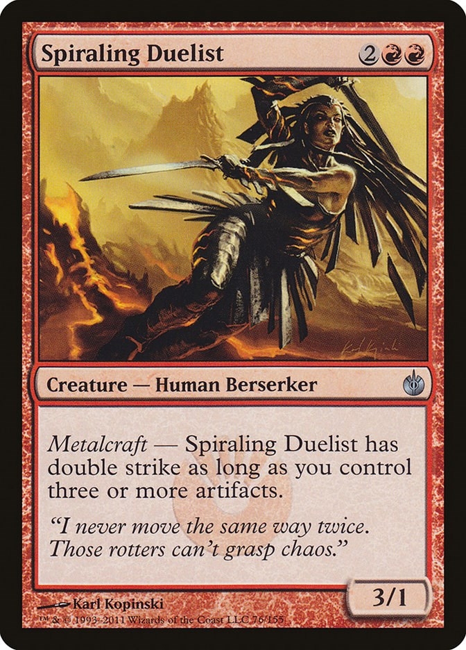 Spiraling Duelist (76) (MBS)
