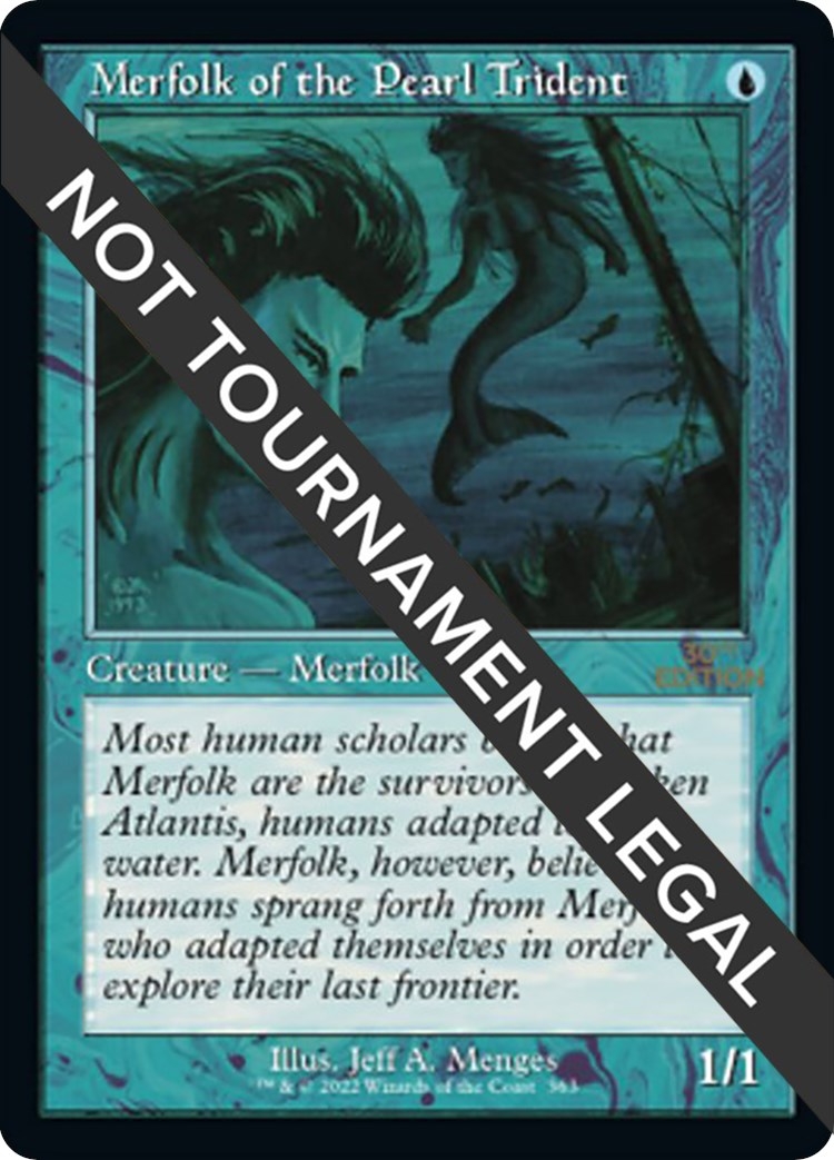 Merfolk of the Pearl Trident (Retro Frame)
