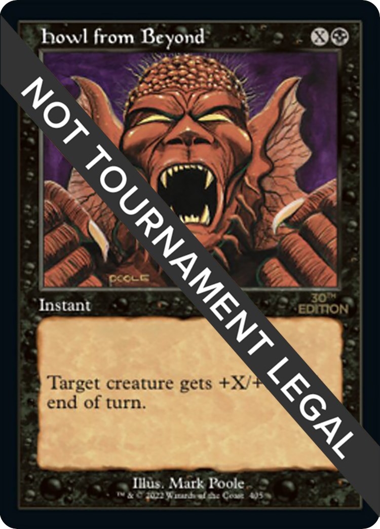 Howl from Beyond (Retro Frame)