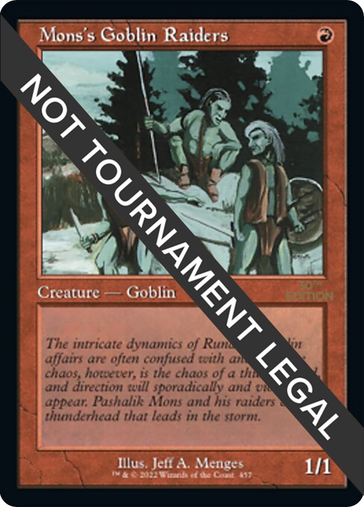 Mons's Goblin Raiders (Retro Frame)