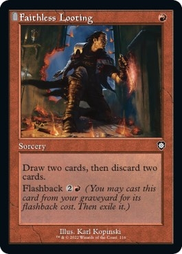 Faithless Looting (Retro Frame)