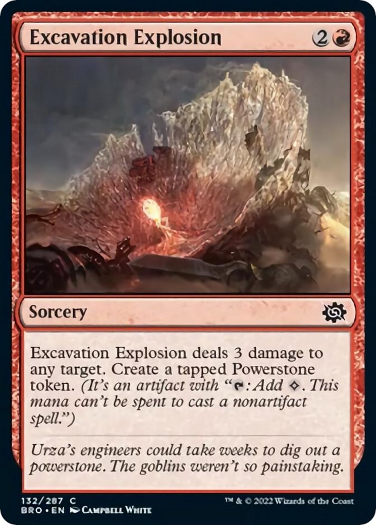 Excavation Explosion [The Brothers' War]