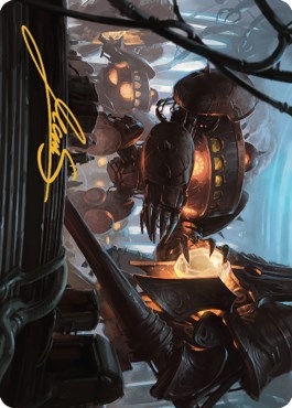 Autonomous Assembler Art Card (Gold-Stamped Signature) [The Brothers' War Art Series]