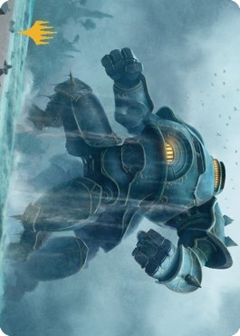 Depth Charge Colossus Art Card (Gold-Stamped Planeswalker Symbol) [The Brothers' War Art Series]