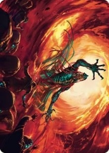 Gix, Yawgmoth Praetor Art Card [The Brothers' War Art Series]