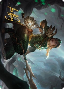 Argothian Opportunist Art Card (Gold-Stamped Signature) [The Brothers' War Art Series]