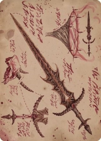 Blackblade Reforged Art Card [The Brothers' War Art Series]