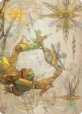 Inspiring Statuary Art Card (Gold-Stamped Signature) [The Brothers' War Art Series]