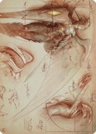 Platinum Angel Art Card [The Brothers' War Art Series]