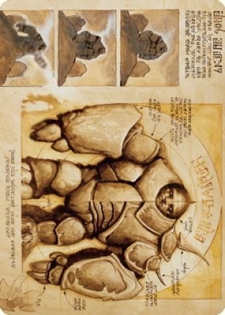 Precursor Golem Art Card [The Brothers' War Art Series]