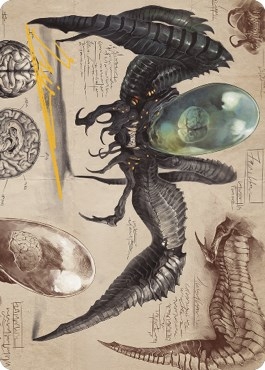 Psychosis Crawler Art Card (Gold-Stamped Signature) [The Brothers' War Art Series]