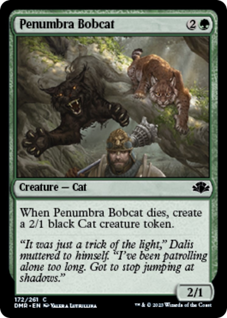 Penumbra Bobcat [Dominaria Remastered]