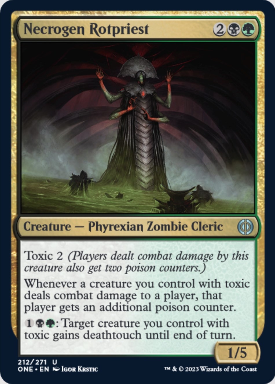 Necrogen Rotpriest [Phyrexia: All Will Be One]