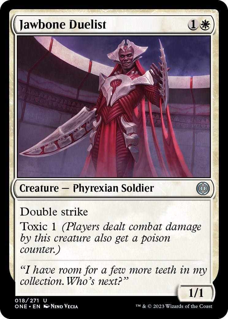 Jawbone Duelist [Phyrexia: All Will Be One]