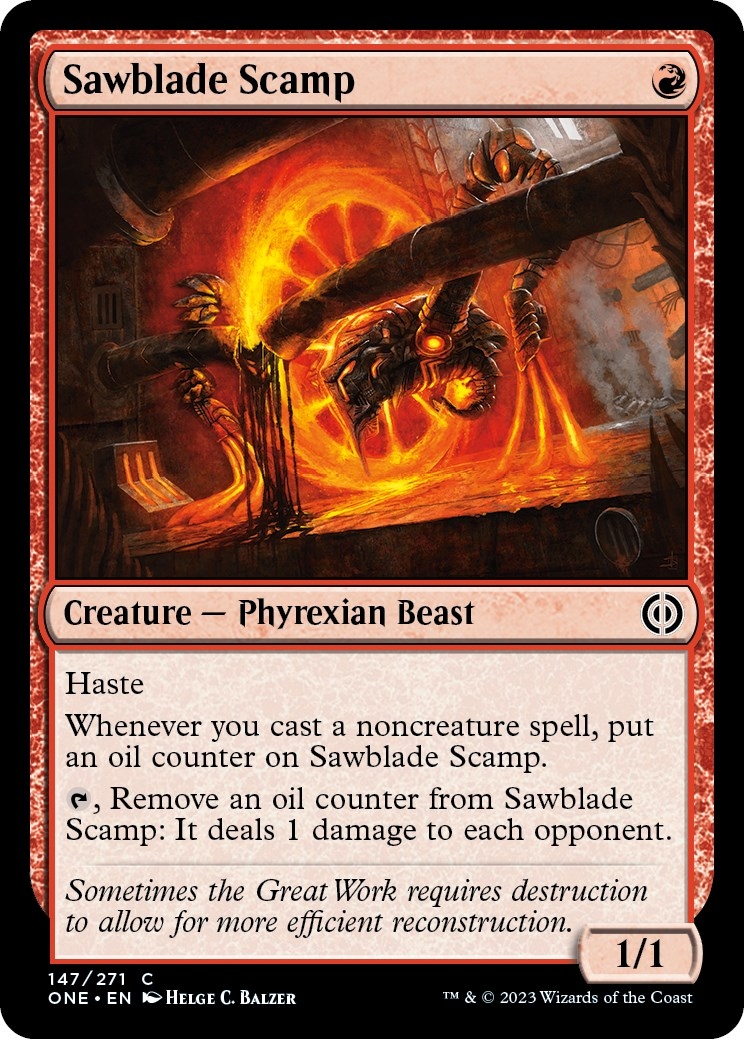 Sawblade Scamp [Phyrexia: All Will Be One]