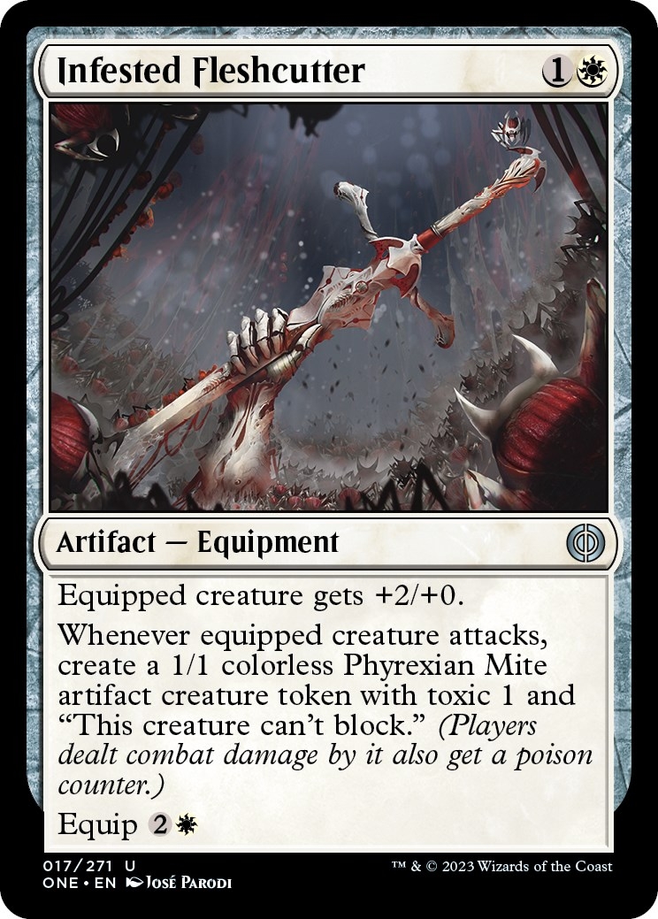 Infested Fleshcutter [Phyrexia: All Will Be One]