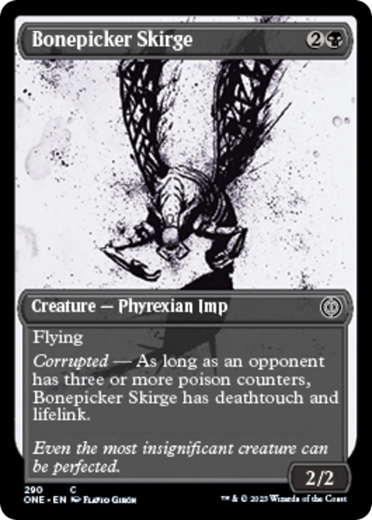 Bonepicker Skirge (Showcase Ichor) [Phyrexia: All Will Be One]