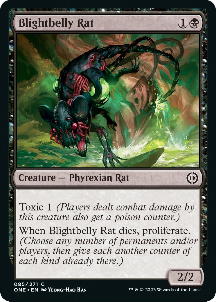 Blightbelly Rat [Phyrexia: All Will Be One]