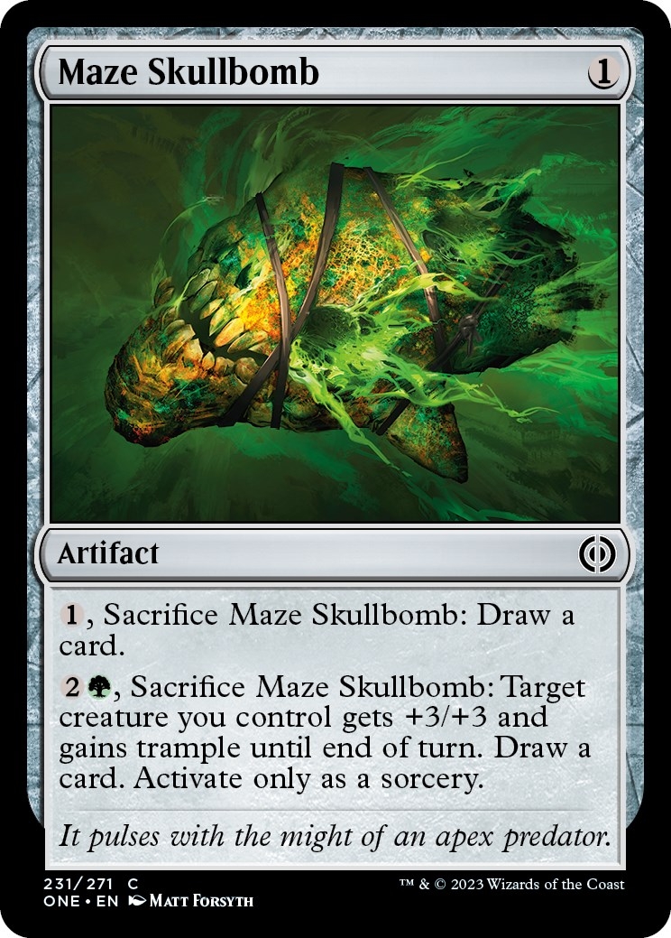 Maze Skullbomb [Phyrexia: All Will Be One]