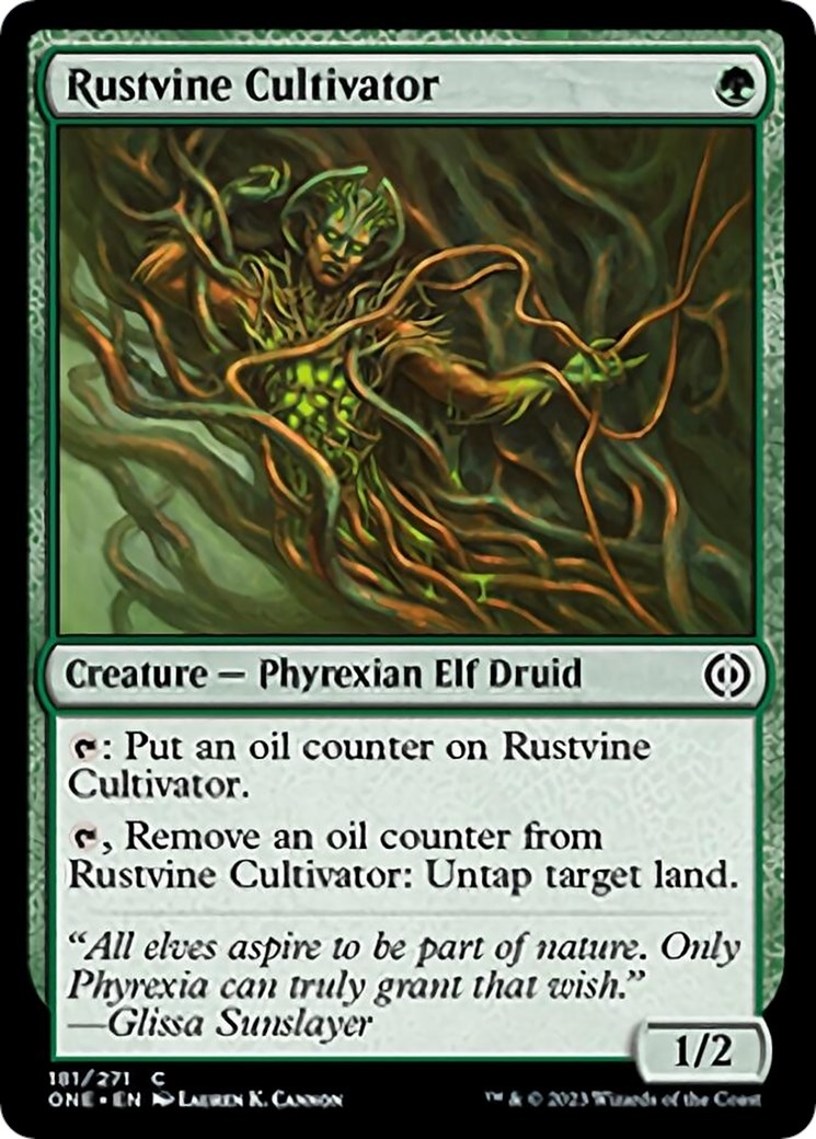 Rustvine Cultivator [Phyrexia: All Will Be One]