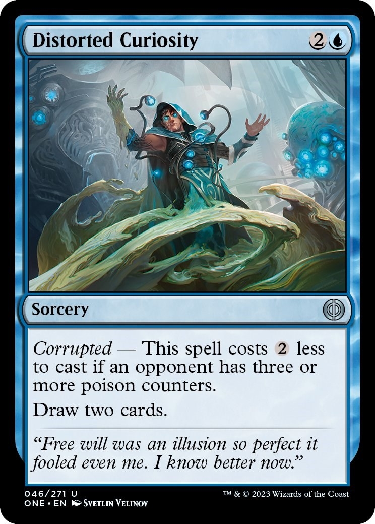 Distorted Curiosity [Phyrexia: All Will Be One]