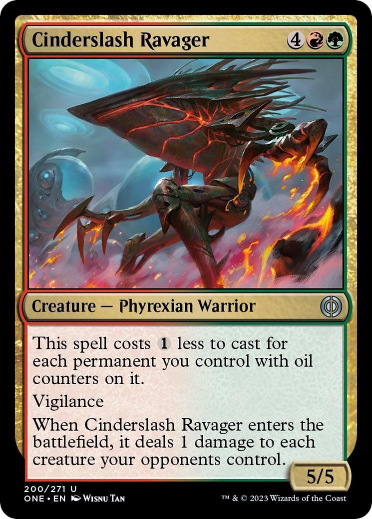 Cinderslash Ravager [Phyrexia: All Will Be One]