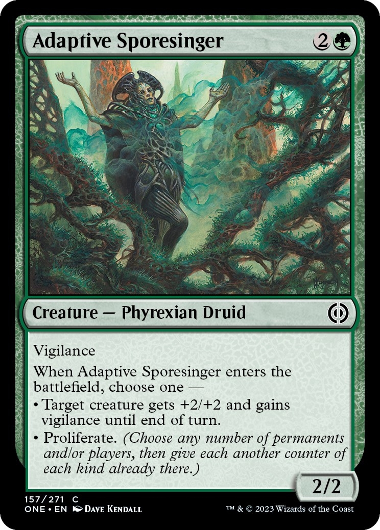 Adaptive Sporesinger [Phyrexia: All Will Be One]