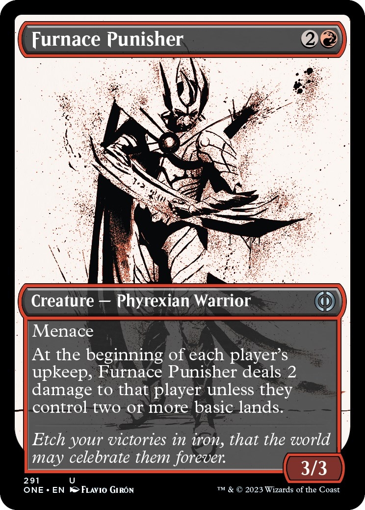 Furnace Punisher (Showcase Ichor) [Phyrexia: All Will Be One]