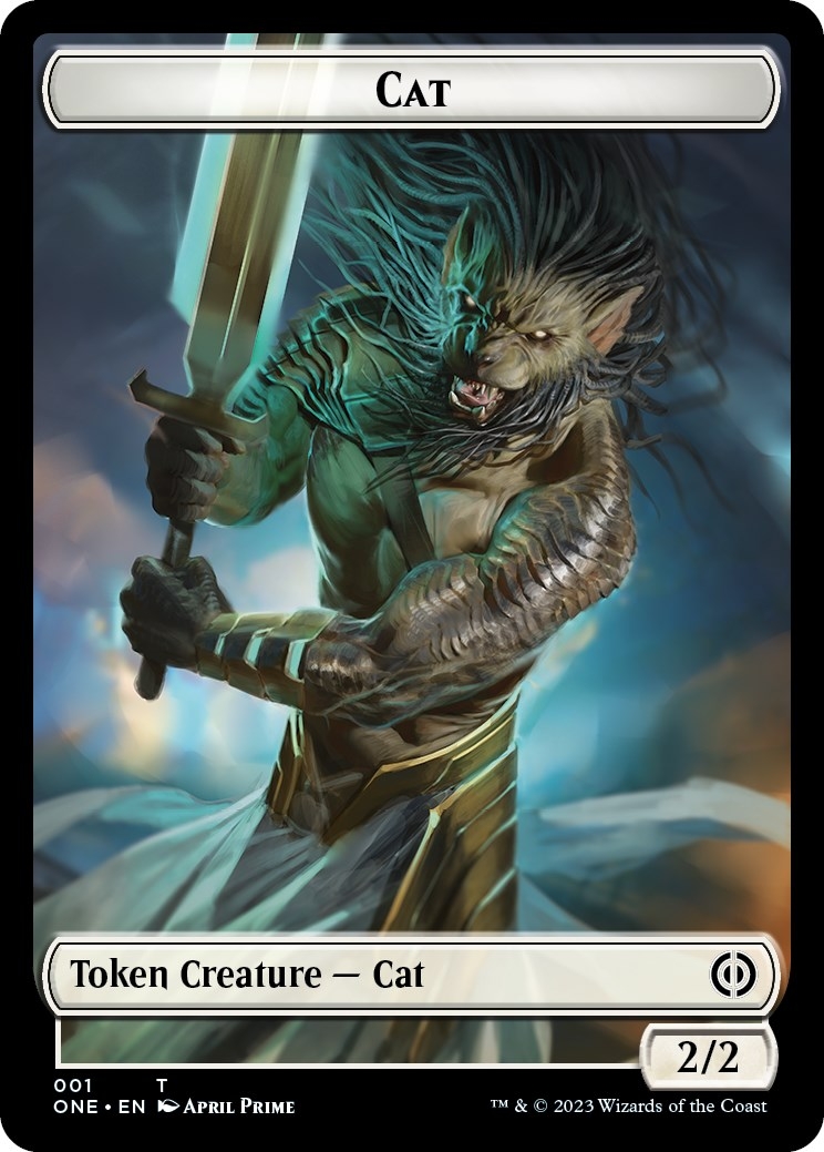 Cat Token [Phyrexia: All Will Be One Tokens]