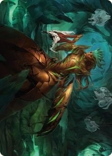 Glissa Sunslayer Art Card [Phyrexia: All Will Be One Art Series]