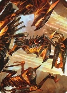 Gleeful Demolition Art Card [Phyrexia: All Will Be One Art Series]