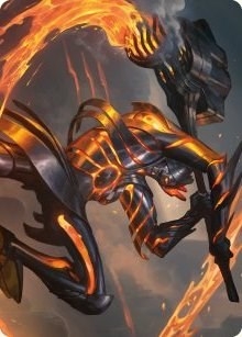 Forgehammer Centurion Art Card [Phyrexia: All Will Be One Art Series]