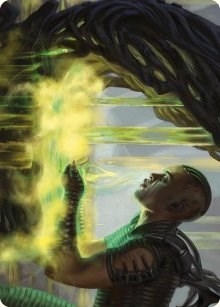 Necrogen Communion Art Card [Phyrexia: All Will Be One Art Series]